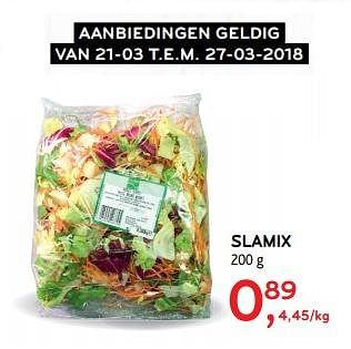 Promoties Slamix - Huismerk - Alvo - Geldig van 21/03/2018 tot 27/03/2018 bij Alvo