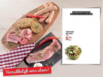Promoties Soepvlees met been - Huismerk - Alvo - Geldig van 14/03/2018 tot 20/03/2018 bij Alvo