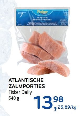 Promoties Atlantische zalmporties fisker daily - Fisker - Geldig van 14/03/2018 tot 27/03/2018 bij Alvo
