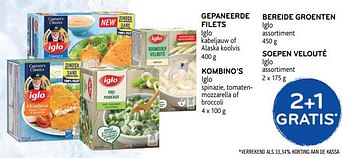 Promoties Gepaneerde filets iglo - Iglo - Geldig van 14/03/2018 tot 27/03/2018 bij Alvo