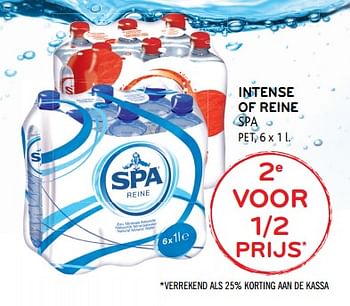 Promoties Intense of reine spa - Spa - Geldig van 14/03/2018 tot 27/03/2018 bij Alvo
