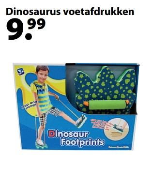 Promoties Dinosaurus voetafdrukken - Huismerk - Multi Bazar - Geldig van 13/03/2018 tot 03/04/2018 bij Multi Bazar