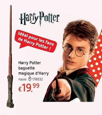 Promoties Harry potter baguette magique d`harry - Huismerk - Dreamland - Geldig van 15/03/2018 tot 31/03/2018 bij Dreamland