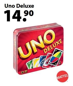 Promoties Uno deluxe - Mattel - Geldig van 13/03/2018 tot 03/04/2018 bij Multi Bazar