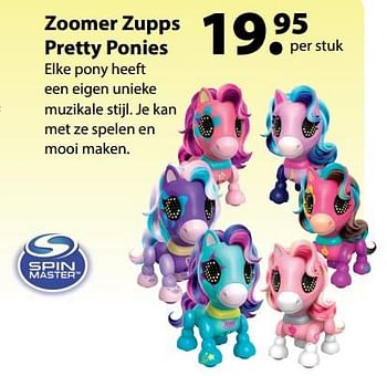 Promoties Zoomer zupps pretty ponies - Spin Master - Geldig van 13/03/2018 tot 03/04/2018 bij Multi Bazar