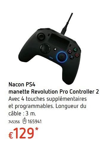 Sony Nacon Ps4 Manette Revolution Pro Controller 2 Promotie Bij Dreamland