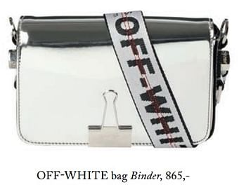 Promoties Bag binder - OFF-WHITE - Geldig van 06/03/2018 tot 30/05/2018 bij De Bijenkorf