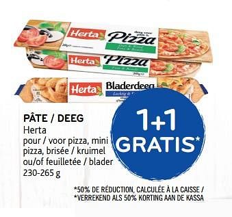 Promoties Pâte herta - Herta - Geldig van 14/03/2018 tot 27/03/2018 bij Alvo