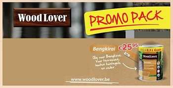 Promoties Bangkirai olie voor bangkirai - Woodlover - Geldig van 16/03/2018 tot 15/04/2018 bij Euro Shop