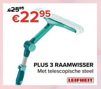 Promotions Plus 3 raamwisser - Leifheit - Valide de 16/03/2018 à 15/04/2018 chez Euro Shop
