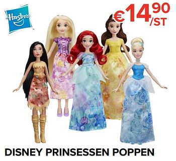 Promoties Disney prinsessen poppen - Hasbro - Geldig van 16/03/2018 tot 15/04/2018 bij Euro Shop