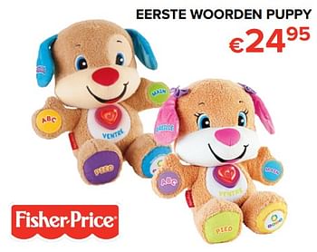 Promotions Eerste woorden puppy - Fisher-Price - Valide de 16/03/2018 à 15/04/2018 chez Euro Shop