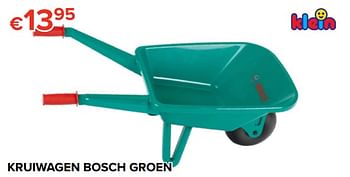 Promoties Kruiwagen bosch groen - Theo Klein - Geldig van 16/03/2018 tot 15/04/2018 bij Euro Shop