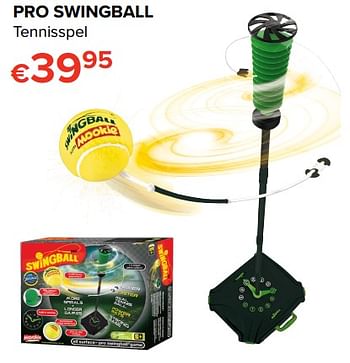 Promoties Pro swingball tennisspel - Mookie - Geldig van 16/03/2018 tot 15/04/2018 bij Euro Shop