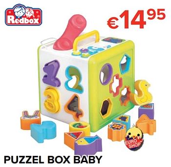 Promoties Puzzel box baby - Redbox - Geldig van 16/03/2018 tot 15/04/2018 bij Euro Shop