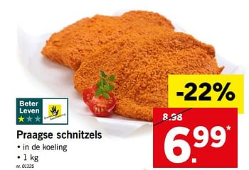 Promoties Praagse schnitzel - Huismerk - Lidl - Geldig van 19/03/2018 tot 24/03/2018 bij Lidl