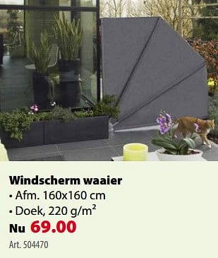 Promotions Windschermen waaier - Fikszo - Valide de 21/03/2018 à 30/06/2018 chez Gamma