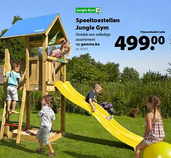 Promoties Speeltoestellen jungle gym - Jungle Gym - Geldig van 21/03/2018 tot 30/06/2018 bij Gamma