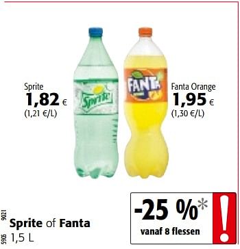 Promoties Sprite of fanta - Huismerk - Colruyt - Geldig van 14/03/2018 tot 27/03/2018 bij Colruyt