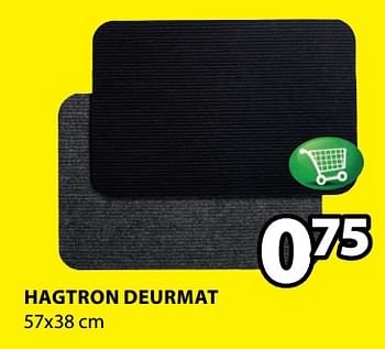 Promoties Hagtron deurmat - Huismerk - Jysk - Geldig van 05/03/2018 tot 18/03/2018 bij Jysk
