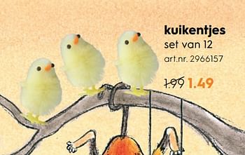 Promotions Kuikentjes - Produit maison - Blokker - Valide de 12/03/2018 à 18/03/2018 chez Blokker