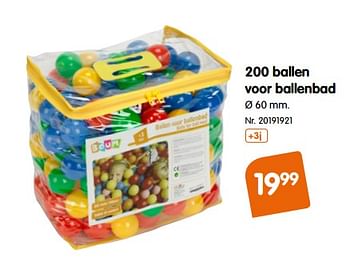 Promoties 200 ballen voor ballenbad - Boum - Geldig van 13/03/2018 tot 16/04/2018 bij Fun