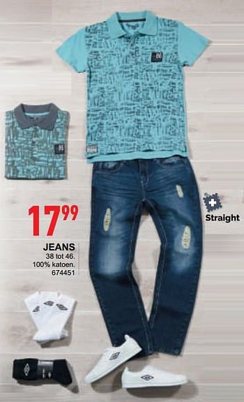 Promoties Jeans - Huismerk - Trafic  - Geldig van 14/03/2018 tot 20/03/2018 bij Trafic