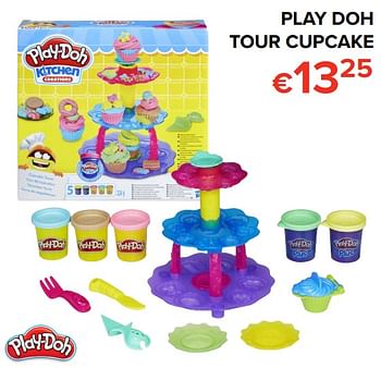 Promoties Play doh tour cupcake - Play-Doh - Geldig van 16/03/2018 tot 15/04/2018 bij Euro Shop