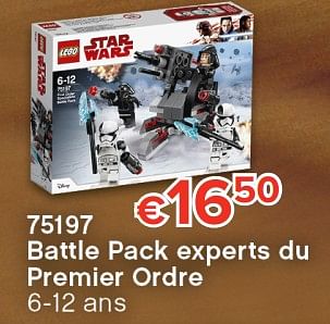 Promotions Battle pack experts du premier ordre - Lego - Valide de 16/03/2018 à 15/04/2018 chez Euro Shop