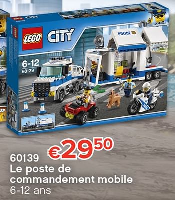 Promotions Le poste de commandement mobile - Lego - Valide de 16/03/2018 à 15/04/2018 chez Euro Shop