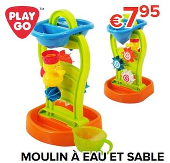Promotions Moulin à eau et sable - Play-Go - Valide de 16/03/2018 à 15/04/2018 chez Euro Shop