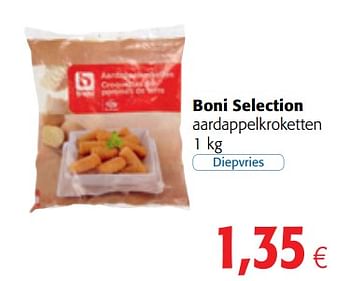 Promoties Boni selection aardappelkroketten - Boni - Geldig van 14/03/2018 tot 27/03/2018 bij Colruyt