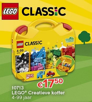 Promoties 10713 lego creatieve koffer - Lego - Geldig van 16/03/2018 tot 15/04/2018 bij Euro Shop