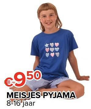 Promoties Meisjes pyjama - Huismerk - Euroshop - Geldig van 16/03/2018 tot 15/04/2018 bij Euro Shop