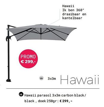 Promoties Hawaii parasol - Huismerk - Multi Bazar - Geldig van 13/03/2018 tot 31/08/2018 bij Multi Bazar