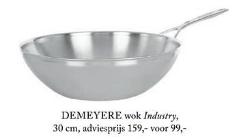 Promoties Demeyere wok industry - Demeyere - Geldig van 06/03/2018 tot 30/05/2018 bij De Bijenkorf