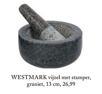 Promoties Westmark vijzel met stamper - Westmark - Geldig van 06/03/2018 tot 30/05/2018 bij De Bijenkorf