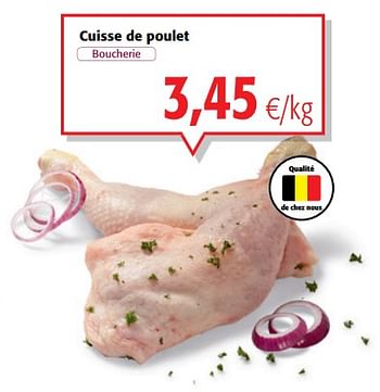 Promotions Cuisse de poulet - Produit maison - Colruyt - Valide de 14/03/2018 à 27/03/2018 chez Colruyt