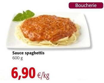 Promotions Sauce spaghettis - Produit maison - Colruyt - Valide de 14/03/2018 à 27/03/2018 chez Colruyt
