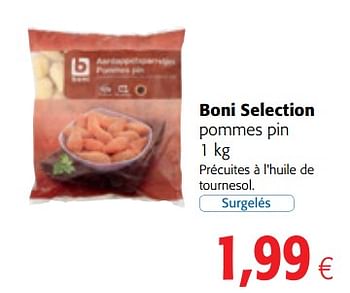 Promotions Boni selection pommes pin - Boni - Valide de 14/03/2018 à 27/03/2018 chez Colruyt