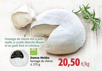 Promotions Damse mokke fromage de chèvre - Produit maison - Colruyt - Valide de 14/03/2018 à 27/03/2018 chez Colruyt