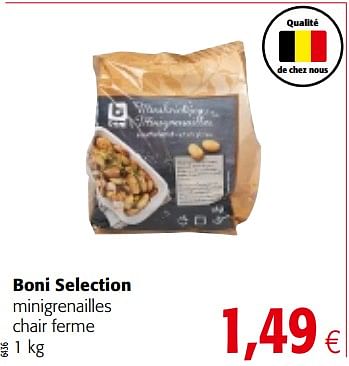 Promoties Boni selection minigrenailles chair ferme - Boni - Geldig van 14/03/2018 tot 27/03/2018 bij Colruyt
