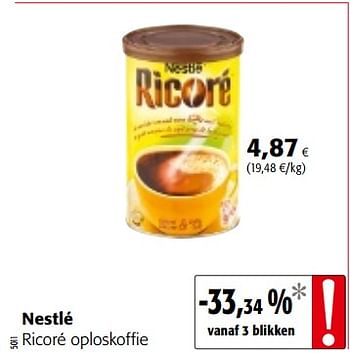 Promoties Nestlé ricoré oploskoffie - Nestlé - Geldig van 14/03/2018 tot 27/03/2018 bij Colruyt