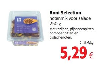 Promoties Boni selection notenmix voor salade - Boni - Geldig van 14/03/2018 tot 27/03/2018 bij Colruyt