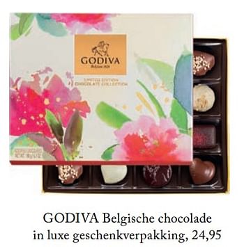 Promoties Godiva belgische chocolade - Godiva - Geldig van 06/03/2018 tot 30/05/2018 bij De Bijenkorf