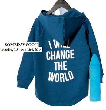 Promotions Someday soon hoodie - Someday Soon - Valide de 06/03/2018 à 30/05/2018 chez De Bijenkorf