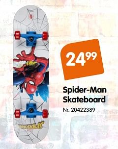 Promoties Spider-man skateboard - Spider-man - Geldig van 13/03/2018 tot 16/04/2018 bij Fun