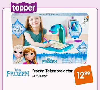 Promoties Frozen tekenprojector - Disney  Frozen - Geldig van 13/03/2018 tot 16/04/2018 bij Fun