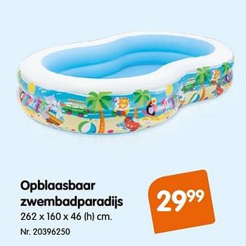 Promoties Opblaasbaar zwembadparadijs - Huismerk - Fun - Geldig van 13/03/2018 tot 16/04/2018 bij Fun