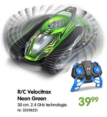 Promoties R-c velocitrax neon green - Nikko - Geldig van 13/03/2018 tot 16/04/2018 bij Fun